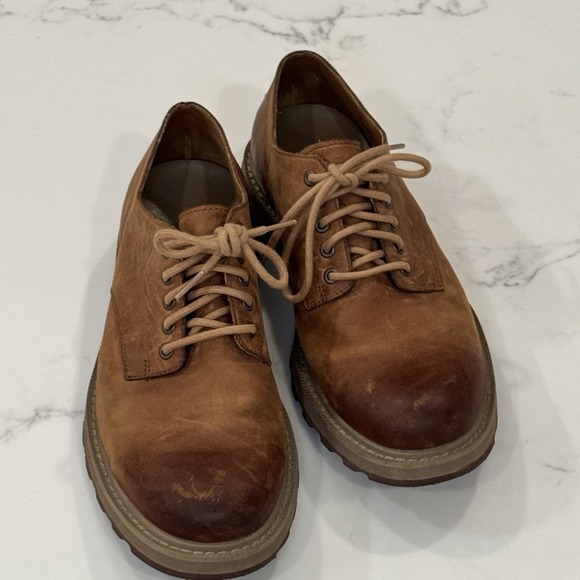 Sorel Madson Wingtip Oxfords Men's 8 Brown Leather Waterproof Lace-Up‎ Shoes - Picture 1 of 11